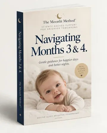 Navigating Months 3 and 4 shown as a tangible printed guide