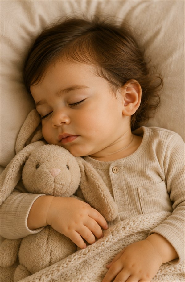 Toddler sleeping peacefully